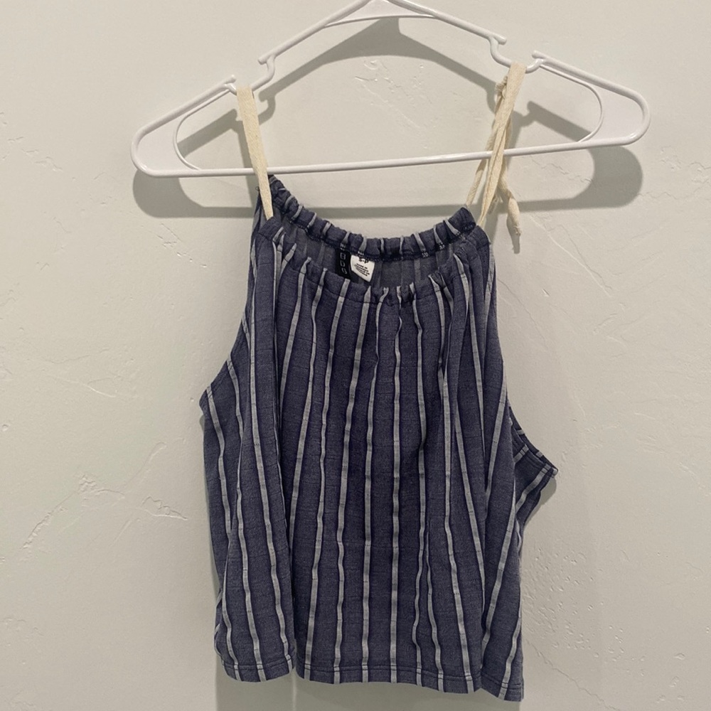 Urban Outfitters BDG Blue Striped Top